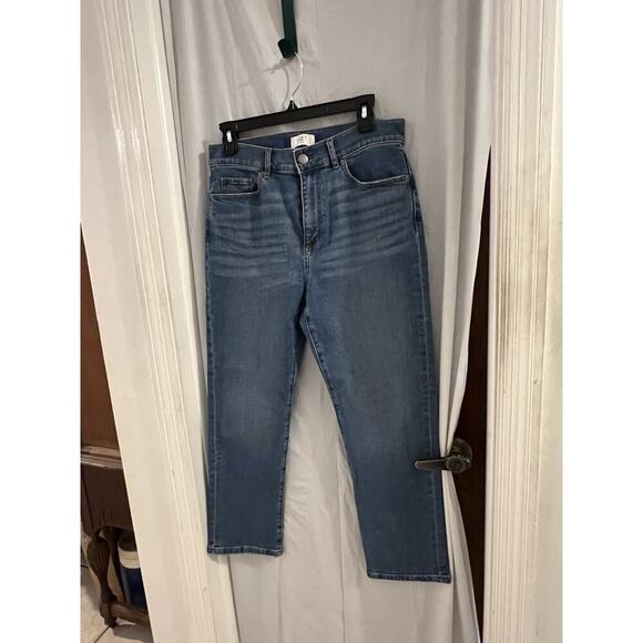 Loft Outlet Petite High Rise Straight Jeans Sz 6petite - Picture 1 of 6